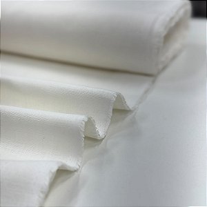 Tecido de Linho Puro Off White