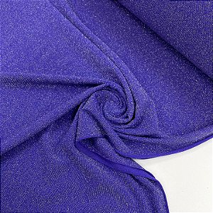 Tule Lurex de Poliamida Roxo