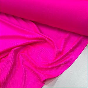 Suplex Canelado Acetinado Premium Rosa Maravilha