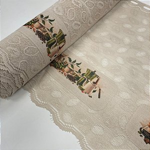 Renda para Cortina 75cm