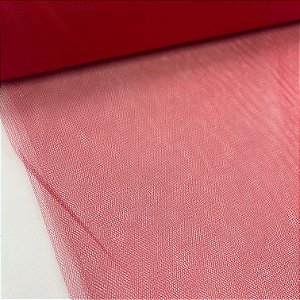 Tule Liso Vermelho Rubi
