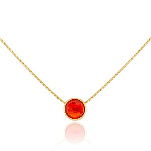 Colar Bouquet 260 Ouro Cristal Tulipa