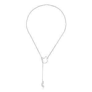 Colar Onça 417 Ródio