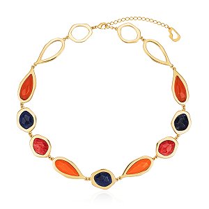 Colar Fogo 462 Ouro Color