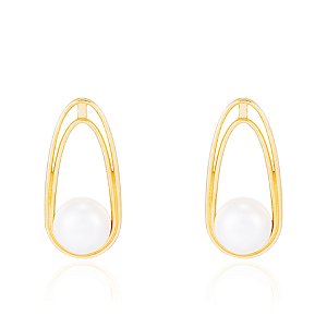 Brinco Ritz 1091 Ouro Shell