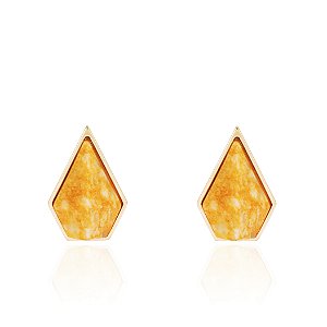 Brinco Carlyle 1096 Ouro Feldspato Amarelo