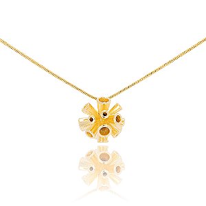 Pingente Coral Tubo 507 Ouro