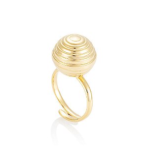 Anel Bubble Zaha 601 Ouro