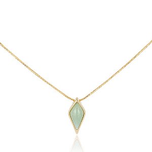 Pingente Zaha 512 Ouro Quartzo Verde