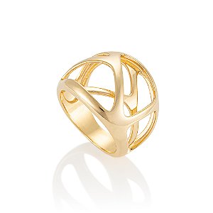 Anel Yatch 609 banhado a Ouro