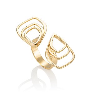 Anel Arte 612 banhado a Ouro