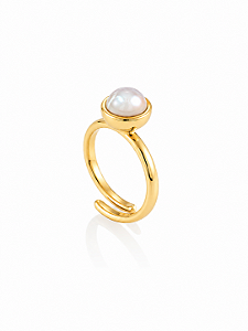 Anel Bubble Moon 527 Ouro Madreperola