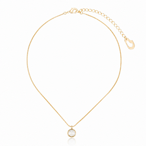 Pingente Bubble Moon 454 Ouro Madreperola