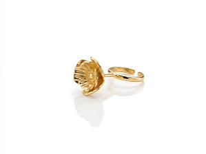 Anel 631 Bubble Papoula Ouro