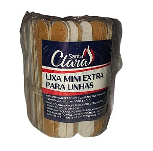 Mini lixa de unhas Santa Clara c/ 144 unid