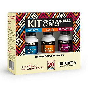 Kit Cronograma Capilar Bio Extratus 10ml