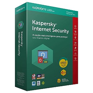 Kaspersky Internet Security 2021 - Licença - 01 PC - 01 Ano