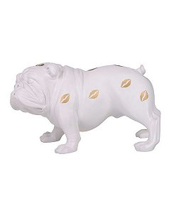 Escultura Bulldog Beijos