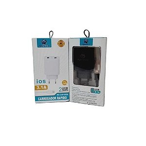 CARREGADOR PARA IPHONE RENUX BRANCO