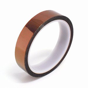 FITA TÉRMICA KAPTON ALTA TEMPERATURA 15MM / ROLO 30MTS