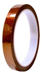 FITA TÉRMICA KAPTON ALTA TEMPERATURA 20MM / ROLO 20MTS