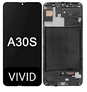 Frontal Samsung A30s com aro VIVID