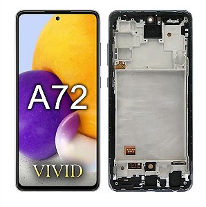 Frontal Samsung A72 VIVID com aro