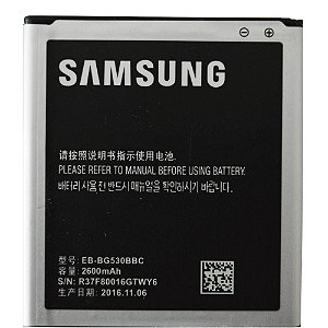 BATERIA SAMSUNG GALAXY GRAND PRIME G530 / G531 / G532 / J3 / J5 / J500 / J2 PRIME / J2 PRO - BG530 COM CHIP