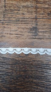 Renda 100% Algodão Cru 1cm – Mod. 011 (metro)