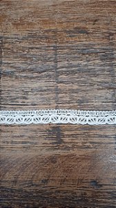 Renda 100% Algodão Cru 1,3cm – Mod. 014 (metro)