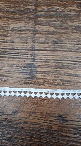Renda 100% Algodão Cru 1cm – Mod. 015 (metro)