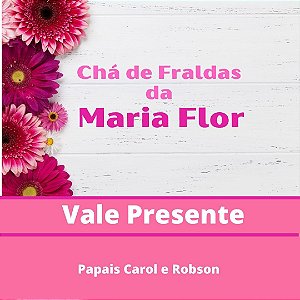 Chá de Fraldas da Maria Flor