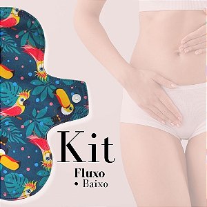 Kit Absorvente Feminino - Fluxo Baixo