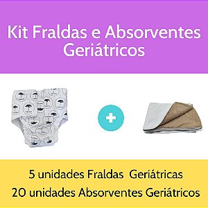 Mini Kit Fraldas e Absorventes Geriátricos