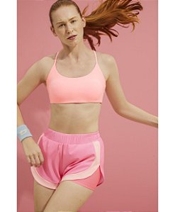 SHORTS TECNOSPAN SOBREPOSTO TN AG PINK/ROSA