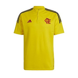 Camisa Polo Flamengo Treino Jogadores Adidas 2022