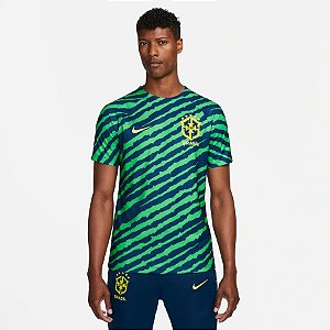 Camiseta Nike Brasil Pré-Jogo Feminina - Nike