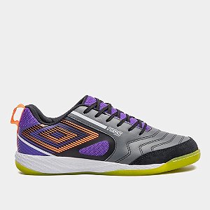 Tenis Futsal Umbro Pro 5 Bump Grafite+Preto