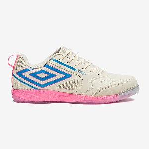 Tenis Futsal Umbro Pro 5 Bump Bege/Pink