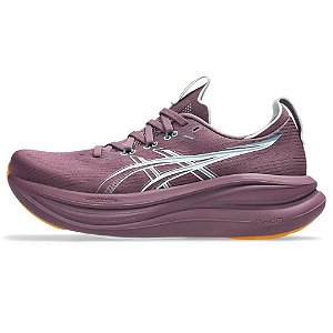 Tênis ASICS GEL Nimbus 28 - Feminino - Roxo/Azul