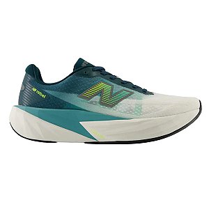 Tênis New Balance FuelCell Rebel V5 Branco/Verde