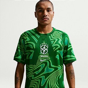 Camisa Brasil Nike Goleiro 2026 Torcedor Pro Masculina