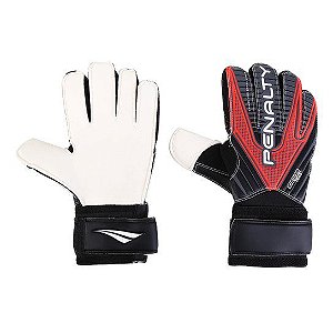 Luva de Goleiro Penalty Delta Flat - Preto e Chumbo