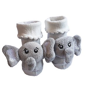 Meia Infantil Elefante