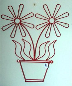 Flor Decorativa em Ferro