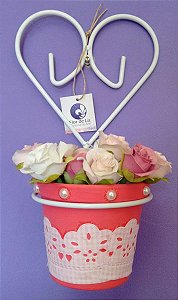 Suporte Para Plantas Coração