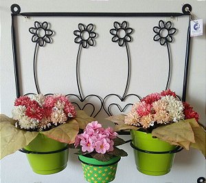 Suporte para Plantas para 3 Vasos