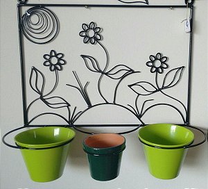 Suporte para Plantas para 3 Vasos