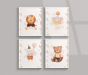Gravuras para montagem de quadros temas infantis