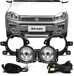 Kit Farol De Milha Strada Working 2014 2015 2016 2017 2018 Bot Mod Universal